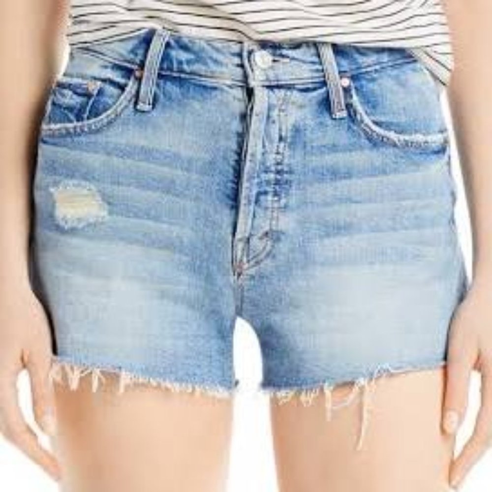 (NOW ON REVOLVE) MOTHER Tomcat Kick Fray Shorts